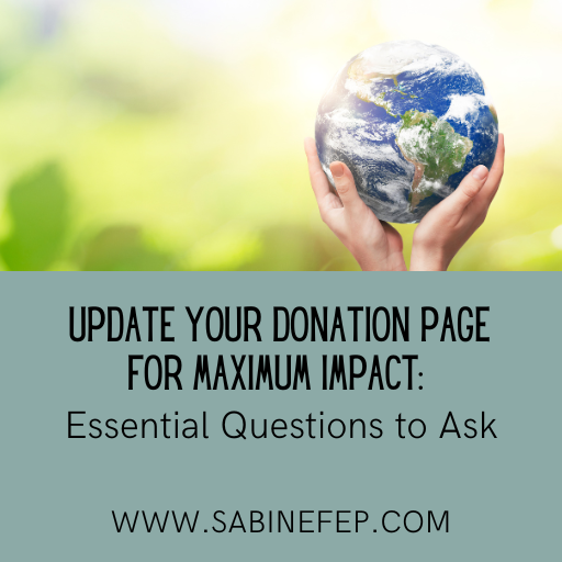 Update Your Donation Page for Maximum Impact: Essential Questions to Ask